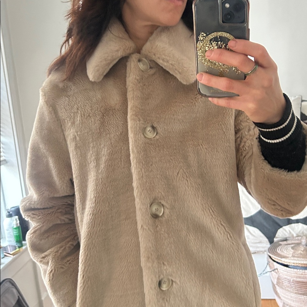Cream Long Coat